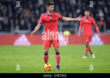 Remo Freuler d'Atalanta BC en action pendant la série Un match entre Juventus FC et Atalanta BC. Banque D'Images