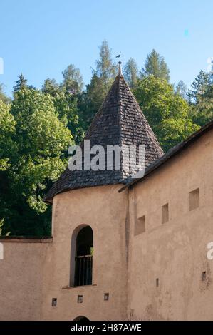 (Schloss Landeck Landeck Castle et musée), Tyrol, Autriche Banque D'Images