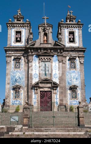 Eglise de Saint Ildefonse de Tolède à Santo Ildefonso paroisse civile de la ville de Porto, Portugal Banque D'Images