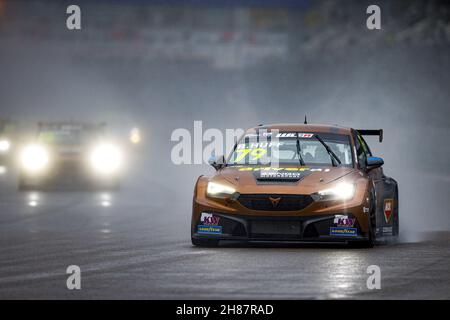 79 Huff Rob (gbr), Zengo Motorsport, CUPA Leon Competicion TCR, action lors de la course WTCR 2021 de la FIA en Russie, 8e manche de la coupe du monde de la voiture de tourisme 2021 de la FIA, sur l'Autodrom de Sotchi, du 27 au 28 novembre 2021 à Sotchi, Russie- photo Xavi Bonilla / DPPI - photo :Xavi Bonilla/DPPI/LiveMedia Banque D'Images