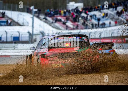 95 Yury BELEVSKIY (CHE) de l'équipe Voland Racing KFT. Du monde RX, action pendant le monde RX de l'Allemagne, 8e et 9e tour du Championnat du monde de la FIA 2021, FIA WRX, du 27 et 28 novembre sur le Nürburgring, à Nürburg, Allemagne - photo Paulo Maria / DPPI Banque D'Images