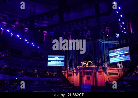 Vue générale du Royal Albert Hall, Londres.Date de la photo: Dimanche 28 novembre 2021. Banque D'Images