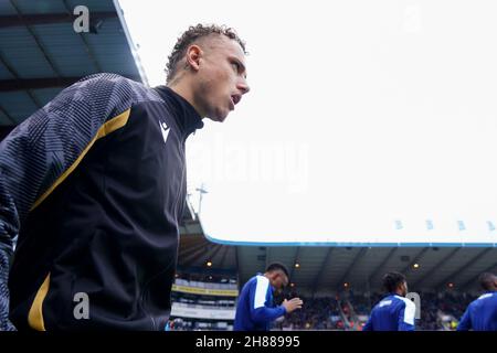 GENK, BELGIQUE - NOVEMBRE 28 : NOA Lang du Club Brugge avant le match de Jupiler Pro League entre KRC Genk et Club Brugge à Cegeka Arena le 28 novembre 2021 à Genk, Belgique (photo de Joris Verwijst/Orange Pictures) Banque D'Images