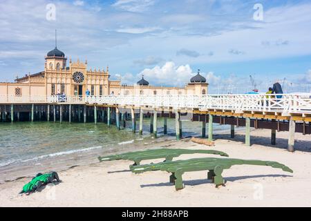 Varberg: Spa Kallbadhuset in , Hallands län, Suède Banque D'Images