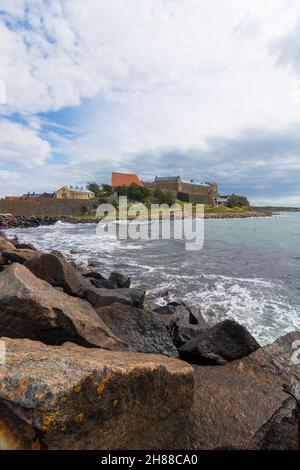 Varberg: Forteresse de Varberg, zone maritime Kattegat in , Hallands län, Suède Banque D'Images