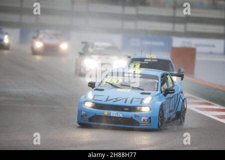 100 Muller Yvan (fra), Cyan Racing Lynk & Co, Lync & Co 03 TCR, action lors de la course WTCR 2021 de la FIA en Russie, 8e manche de la FIA World Touring car Cup 2021, sur l'Autodrom de Sotchi, du 27 au 28 novembre 2021 à Sotchi,Russie- photo Xavi Bonilla / DPPI - photo: Xavi Bonilla/DPPI/LiveMedia Banque D'Images