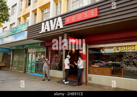 Java House café à Nairobi Kenya Afrique Banque D'Images