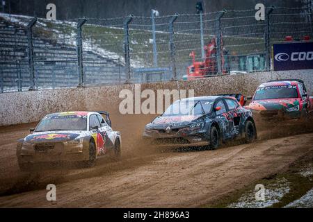 91 IDE Enzo (bel), équipe KYB EKS JC du monde RX, Audi S1, monde RX, action pendant le monde RX de l'Allemagne, 8e et 9e tour du Championnat du monde de la FIA 2021, FIA WRX, du 27 et 28 novembre sur le Nürburgring, à Nürburg,Allemagne - photo Paulo Maria / DPPI Banque D'Images