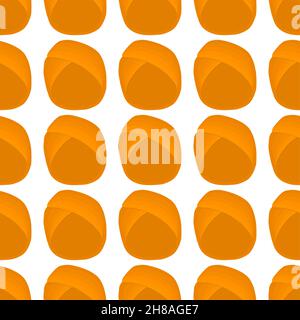 Illustration sur le thème modèle chapeaux indien turban, belles casquettes en fond blanc.Modèle de casquettes composé de chapeaux de collection turban indien pour la wea Illustration de Vecteur