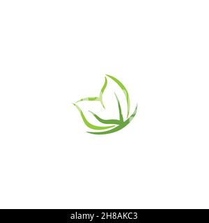 Idées de logo papillon coloré. Logo inspiration. Illustration Du Vecteur De Modèle. Isolé Sur Fond Blanc. Illustration de Vecteur