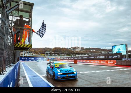 68 Ehrlacher Yann (fra), Cyan Racing Lynk & Co, Lync & Co 03 TCR, action lors de la course WTCR 2021 de la FIA en Russie, 8e manche de la FIA World Touring car Cup 2021, sur l'Autodrom de Sotchi, du 27 au 28 novembre 2021 à Sotchi,Russie- photo Evgeniy Safronov / DPPI - photo: Xavi Bonilla/DPPI/LiveMedia Banque D'Images