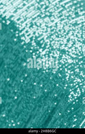 Arrière-plan abstrait de luxe vert menthe avec paillettes .Modèle pour les fêtes créatives modernes, le nouvel an, la fête, la Saint-Valentin Banque D'Images