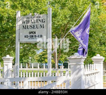 Sag Harbor Whaling and Historical Museum, Sag Harbor, NY Banque D'Images