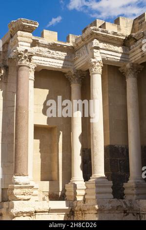 Théâtre romain de Beit She'an, Israël, Bet Sche'an Banque D'Images