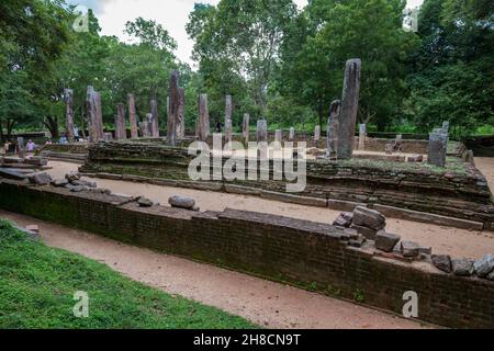 Sri Lanka, la province d'Ampara, la province d'Ampara, la province d'Ampara, Lahugala,Temple bouddhiste, Buddhistischer Tempel, Temple du bouddhisme, Magul Maha Banque D'Images