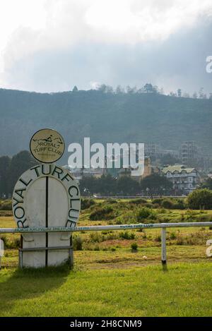 Sri Lanka, province du centre, province Centrale, Nuwara Eliya, Nurelia,La petite Angleterre, ville, Staadt, ville, hippodrome,Pferderennbahn, hippodro Banque D'Images