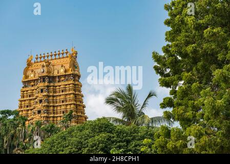 Sri Lanka, province du Nord, province du Nord, province de Nördliche, Jaffna,Nallur Kandaswamy Kovil temple Banque D'Images