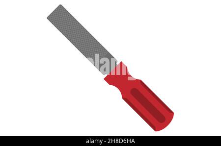 Icône de vecteur d'outil de fichier isolée sur fond blanc Illustration de Vecteur