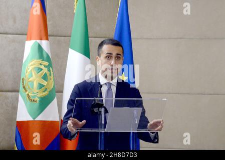 Luigi Di Maio, ministre des Affaires étrangères Banque D'Images
