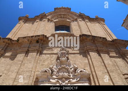 Site de Bari, Italie. Église du Saint-Nom de Jésus (Chiesa del Santissimo Nome di Gesu). Banque D'Images