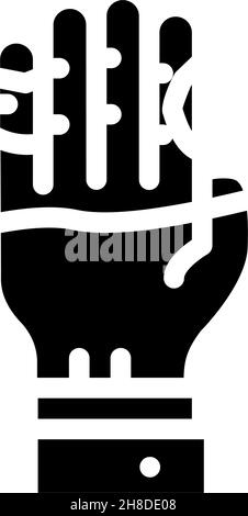 illustration du vecteur de l'icône de la maladie de la peau de vitiligo Illustration de Vecteur