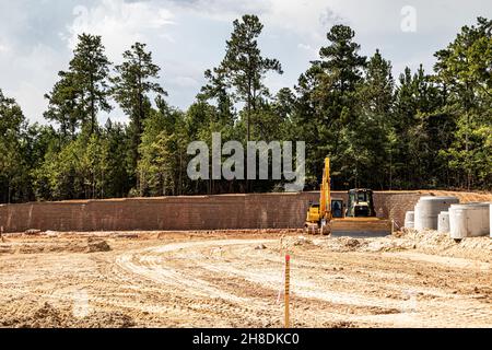 Augusta, GA USA - 07 01 21: Chantier de construction Banque D'Images