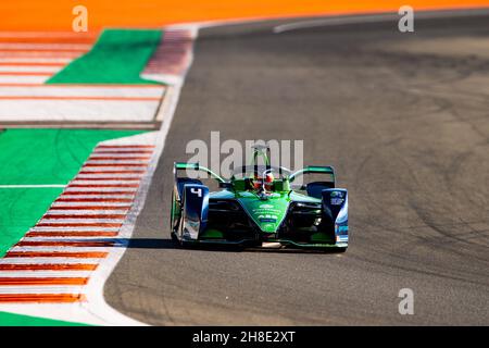 04 Frijns Robin (nld), Envision Racing, Audi e-tron FE07, action lors de l'épreuve pré-saison du Championnat du monde de Formule E 2021-22 de la FIA, sur le circuit Ricardo Tormo du 28 novembre au 2 décembre 2021 à Valence, Espagne - photo: Joao Filipe/DPPI/LiveMedia Banque D'Images