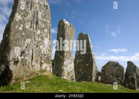 Cairnholy chambered cairns, n° Carsluith, Dumfries & Galloway, Écosse Banque D'Images
