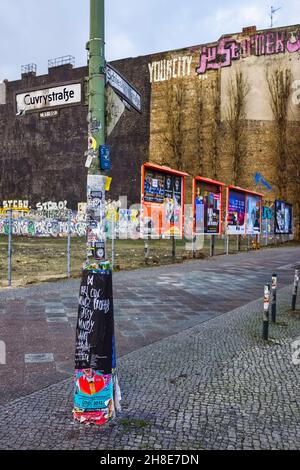 Ancien quartier de Cuvrybrache, Berlin, Allemagne Banque D'Images