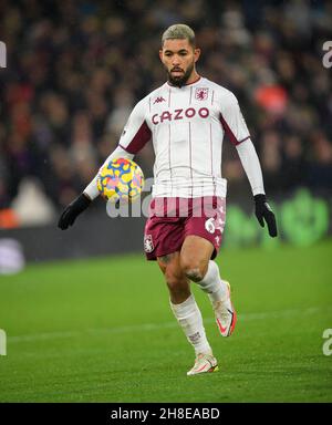 27 novembre - Crystal Palace v Aston Villa - Premier League - Selhurst Park Aston Villa Douglas Luiz pendant le match au Selhurst Park crédit photo : © Mark pain / Alamy Live News Banque D'Images