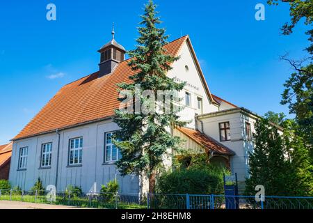 École primaire Lanz, Prignitz, Brandebourg, Allemagne Banque D'Images