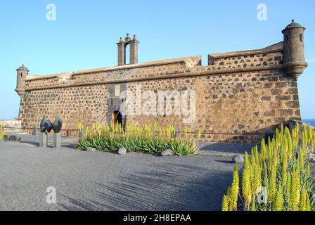 Castillo de San Jose, Arrecife, Lanzarote, îles Canaries, Espagne Banque D'Images