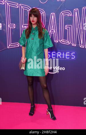 Madrid, Espagne.29 novembre 2021.Mayka Merino participe à la première de 'The Ferragnez' d'Amazon Prime à Yelmo Luxury Palafox Luchana à Madrid.Crédit : SOPA Images Limited/Alamy Live News Banque D'Images