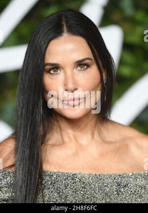 Londres, Royaume-Uni.29 novembre 2021.L'actrice américaine demi Moore assiste aux Fashion Awards au Royal Albert Hall, à Londres, le lundi 29 novembre 2021.Photo par Rune Hellestad/UPI crédit: UPI/Alay Live News Banque D'Images