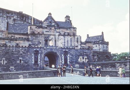 Château d'Édimbourg, le 24 juin 1969 Banque D'Images