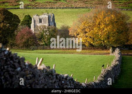 PENRITH campagne, l'abbaye de Shap ou l'église de Mary Magdalene en ruines Lake District National Park, Cumbria Banque D'Images