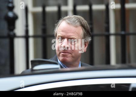 Westminster Londres, Royaume-Uni.30 novembre 2021.Le secrétaire d'État écossais Alister Jack assiste à une réunion du Cabinet au n° 10 Downing Street.Crédit : MARTIN DALTON/Alay Live News Banque D'Images