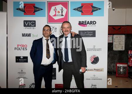 Paris, France.28 novembre 2021.2ème cérémonie de l'étoile d'or lors du dîner de gala célébrant le 23ème anniversaire de l'association CiteStars. Banque D'Images