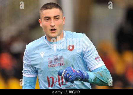 Stefano Turati joueur de Reggina, pendant le match de la Serie italienne Un championnat entre Benevento vs Reggina, résultat final Benevento 4, Reggina Banque D'Images
