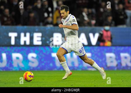 Antonio Candreva joueur de Sampdoria, pendant le match du championnat italien Seriea entre Salernitana vs Sampdoria, résultat final 0-2, match pl Banque D'Images