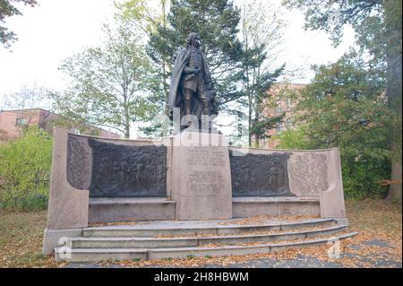 Monument commémoratif des fondateurs de Watertown, masse Banque D'Images
