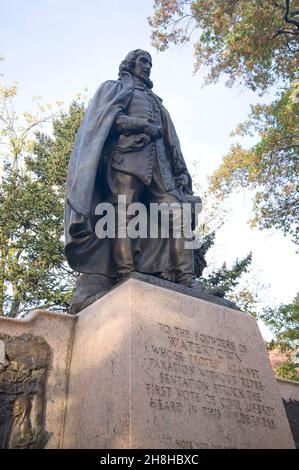 Monument commémoratif des fondateurs de Watertown, masse Banque D'Images