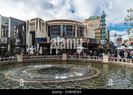 The Grove est un complexe de commerce de détail et de divertissement à Los Angeles, en Californie, construit, possédé et exploité par Rick J. Caruso et sa société Caruso Affili Banque D'Images