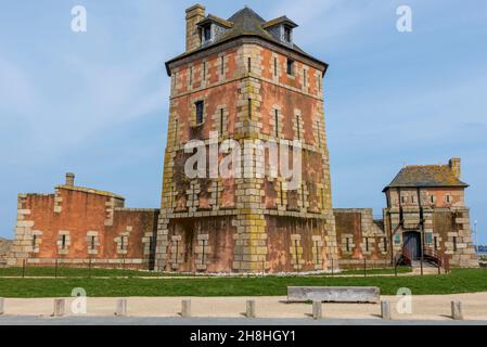 France, Finistère, Parc naturel régional de l'Armorique, Péninsule de Crozon, Camaret sur Mer, Tour Vauban, site classé au patrimoine mondial de l'UNESCO Banque D'Images