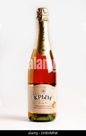 Krim artwisines fraise champagne, Ukraine Banque D'Images