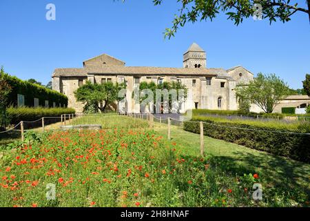 France, Bouches du Rhône, Parc naturel régional des Alpilles, Saint-Rémy-de-Provence, Monastère Saint-Paul-de-Mausole où Van Gogh a vécu en 1889-1890 Banque D'Images