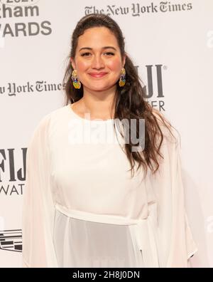 29 novembre 2021, New York, New York, États-Unis: New York, NY - 29 novembre 2021: Lily Gladstone assiste aux Gotham Awards 2021 à Cipriani Wall Street (Credit image: © Lev Radin/Pacific Press via ZUMA Press Wire) Banque D'Images