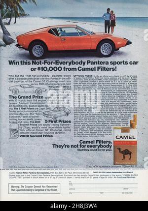 Juin 1973 « Playboy » publication publicitaire, États-Unis Banque D'Images