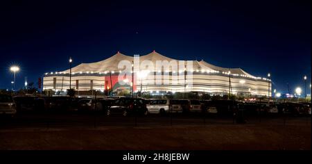 Cérémonie d'ouverture du stade Al Bayt / salle d'ouverture de la coupe du monde de football Qatar2022 Banque D'Images