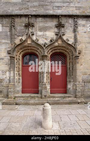 Église notre-Dame-de-joie.Pontivy, Morbihan.Bretagne.France. Banque D'Images